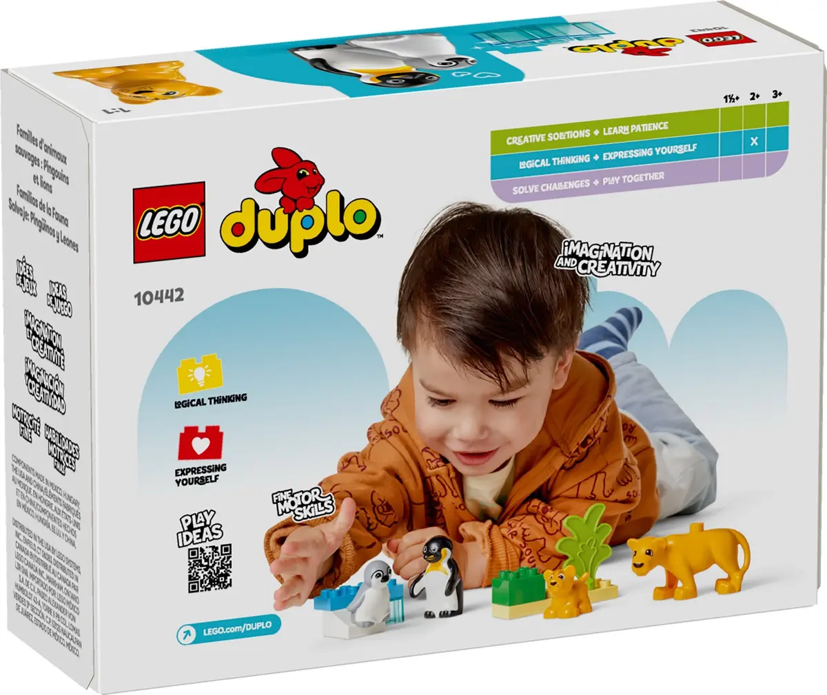 LEGO DUPLO 10442 Wild Animal Families: Penguins & Lions set, image 2