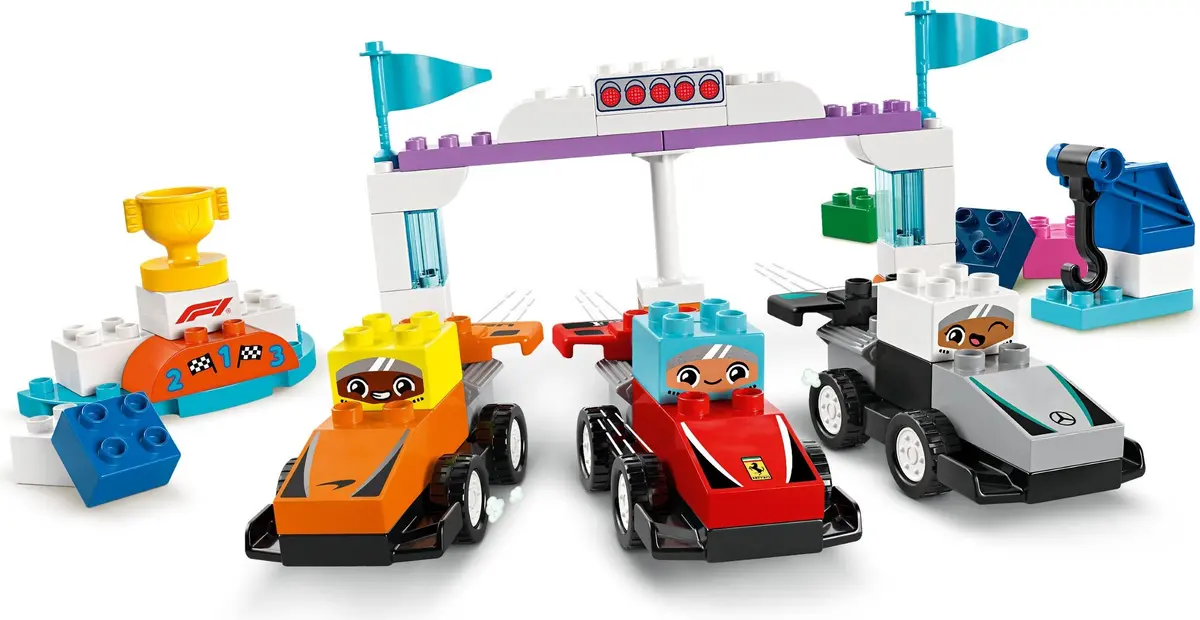 LEGO DUPLO 10445 F1 Team Racing Cars & Drivers set, image 9