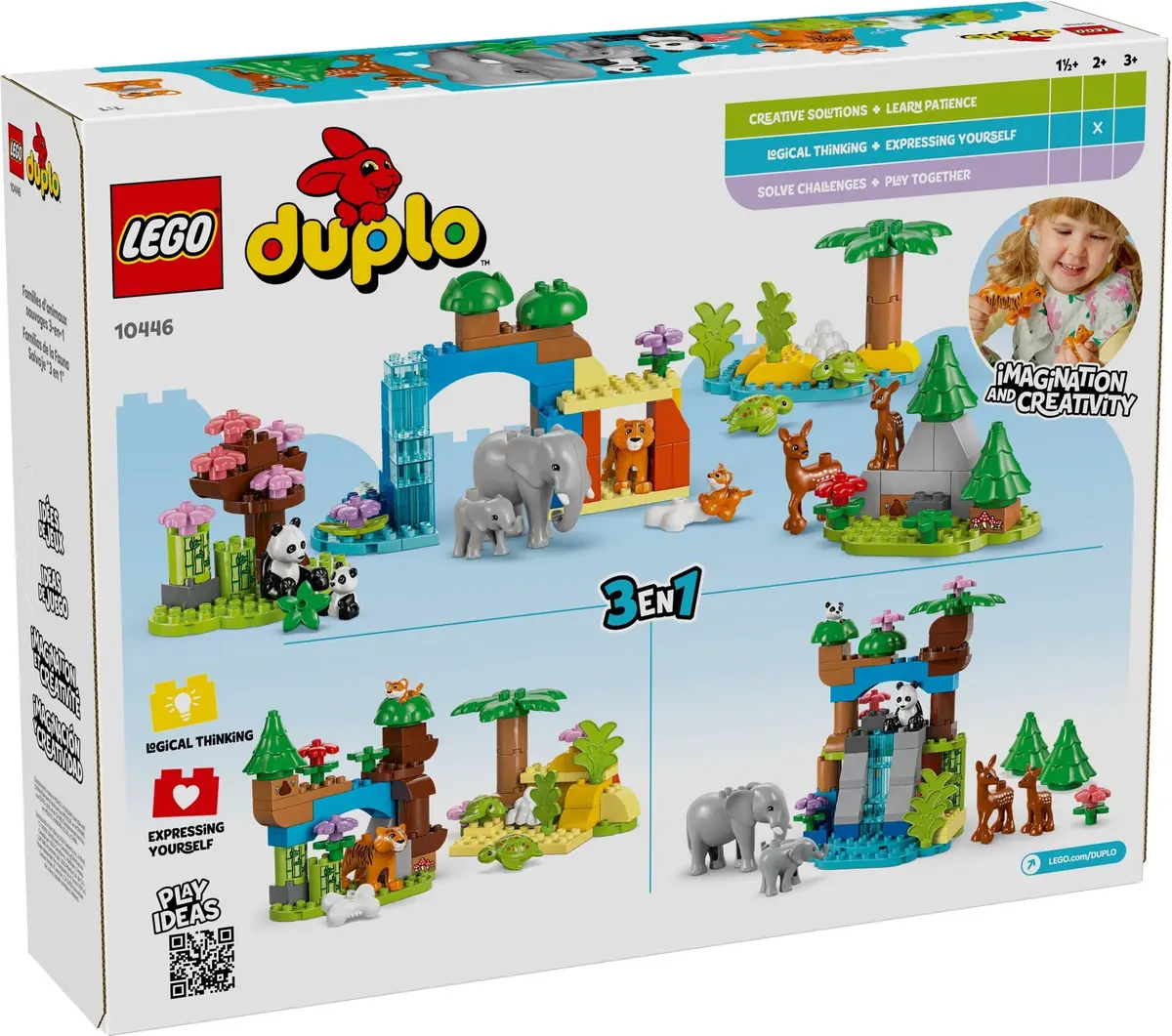 LEGO DUPLO 10446 3in1 Wild Animal Families set, image 2