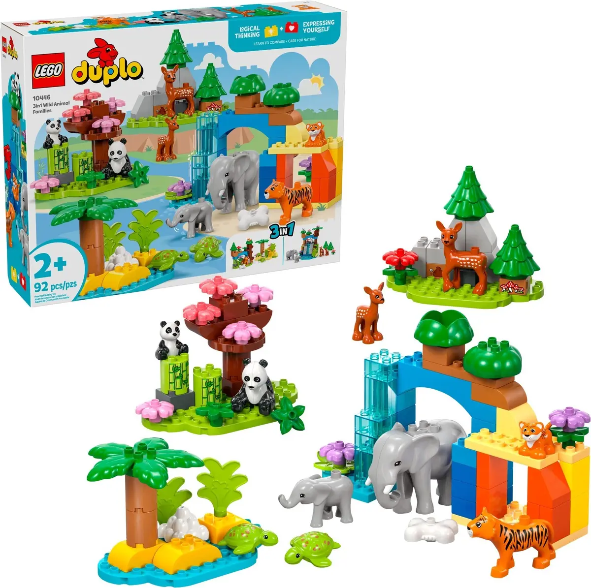 LEGO DUPLO 10446 3in1 Wild Animal Families set, image 3