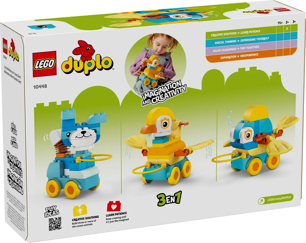 LEGO DUPLO 10448 3in1 Animals on Wheels set, image 2