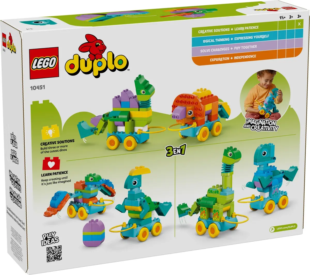 LEGO DUPLO 10451 3in1 Dinosaurs on Wheels set, image 2