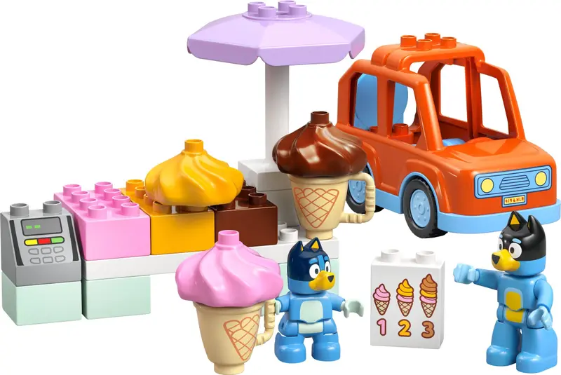 LEGO DUPLO 10458 Ice Cream Trip with Bluey set