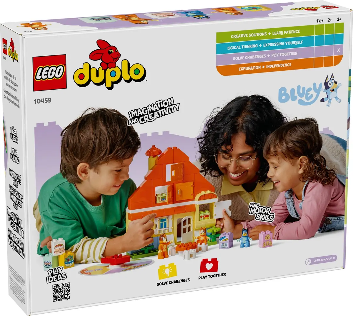 LEGO DUPLO 10459 Bluey's Family House with Memory Game set, image 2