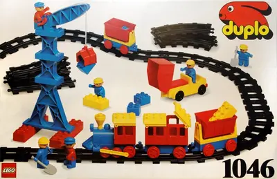 LEGO Dacta 1046 DUPLO Train Set, with Rails set