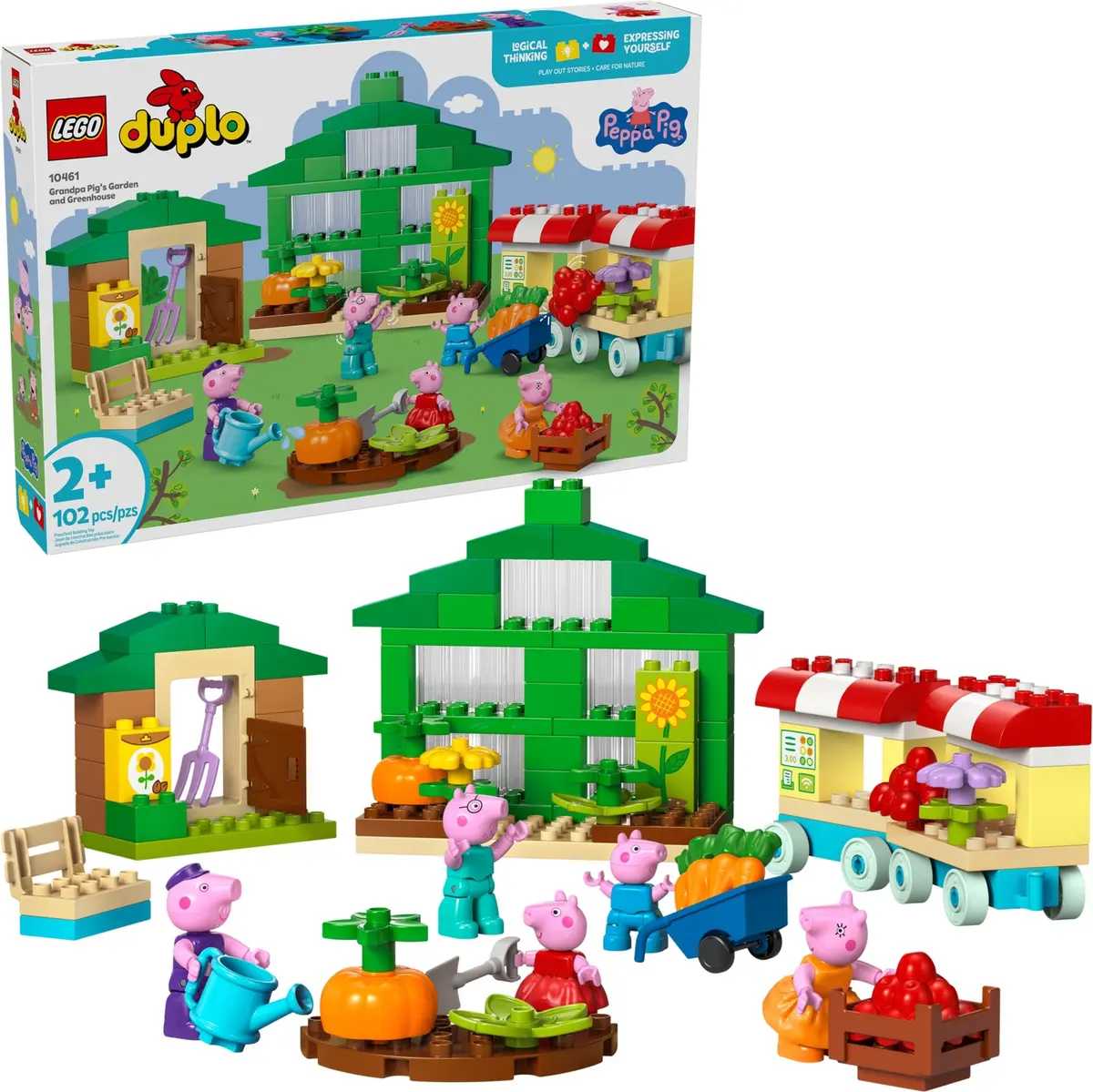 LEGO DUPLO 10461 Grandpa Pig's Garden and Greenhouse set, image 3