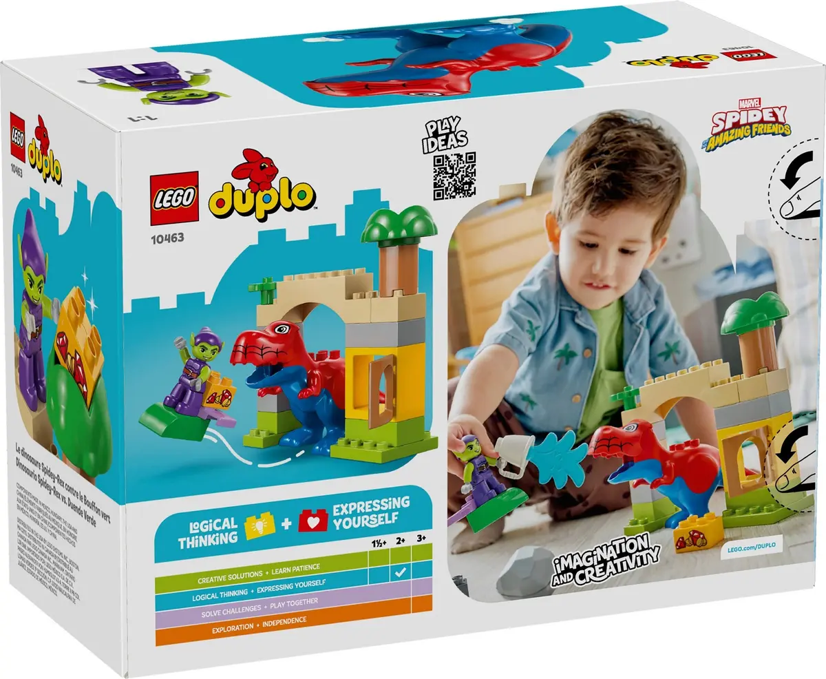LEGO DUPLO 10463 Dinosaur Spidey-Rex vs. Green Goblin set, image 2