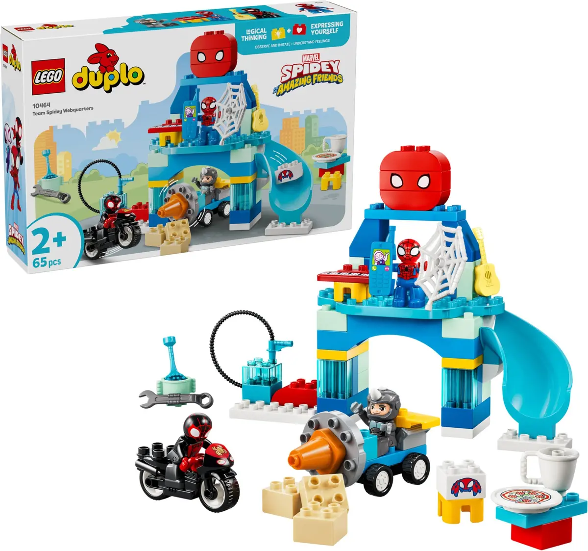 LEGO DUPLO 10464 Team Spidey Webquarters set, image 3