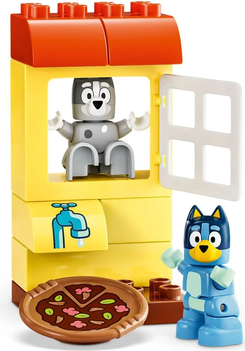 LEGO DUPLO 10469 Pizza Girls with Muffin and Bluey set, image 9