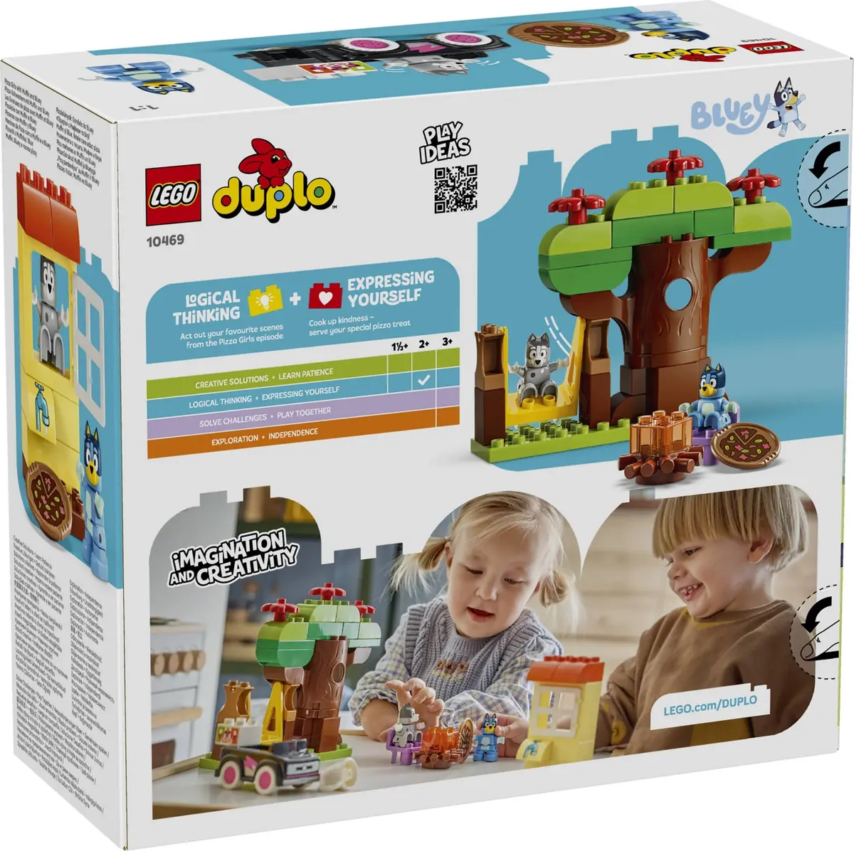 LEGO DUPLO 10469 Pizza Girls with Muffin and Bluey set, image 2