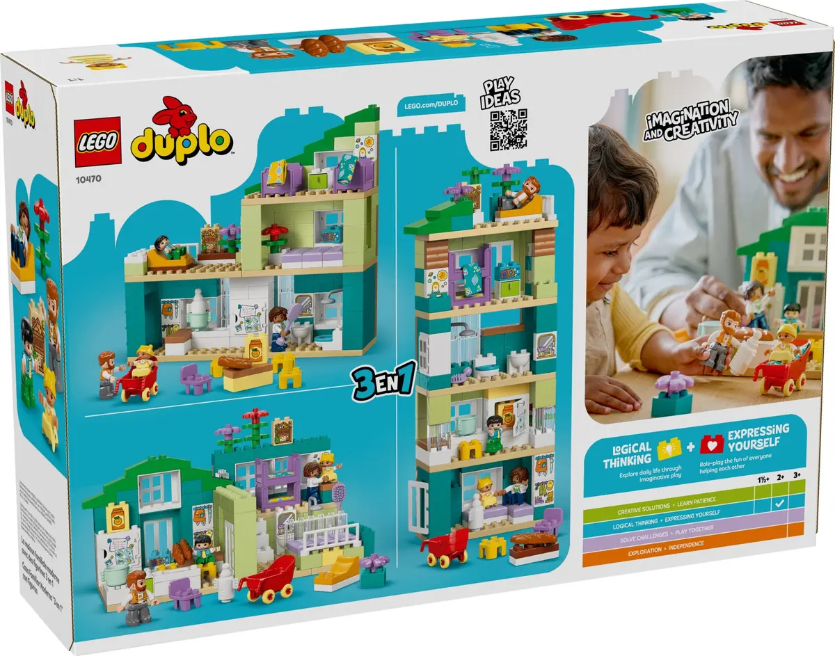 LEGO DUPLO 10470 3 in 1 Modern Family House with Figures set, image 2
