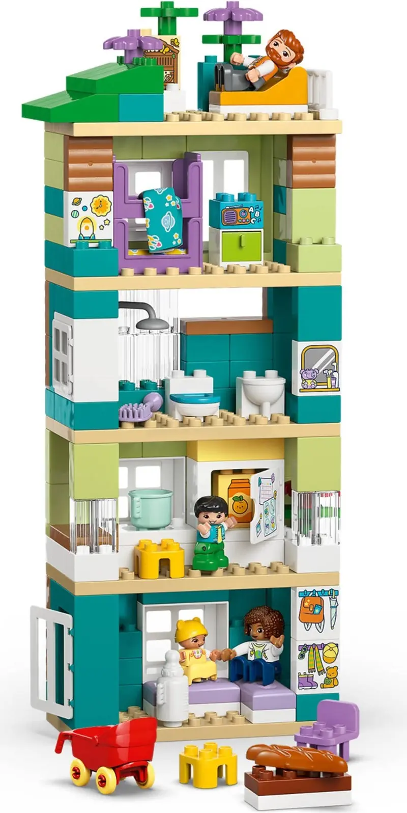 LEGO DUPLO 10470 3 in 1 Modern Family House with Figures set, image 10