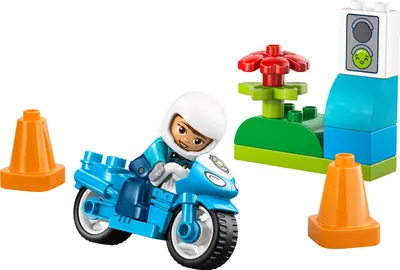 LEGO DUPLO 10471 Blue Police Motorcycle set