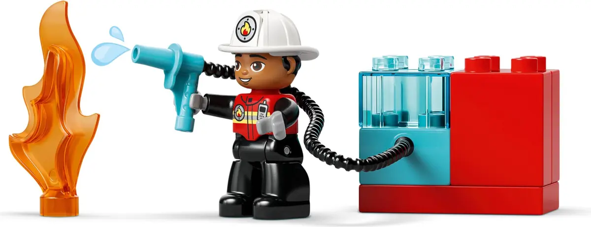 LEGO DUPLO 10473 Fire Truck with Hose and Firefighter set, image 8