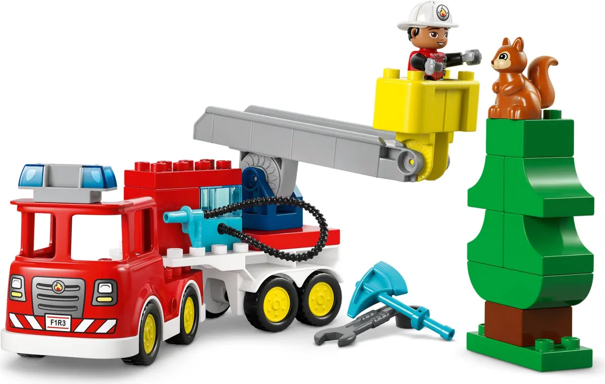 LEGO DUPLO 10473 Fire Truck with Hose and Firefighter set, image 11