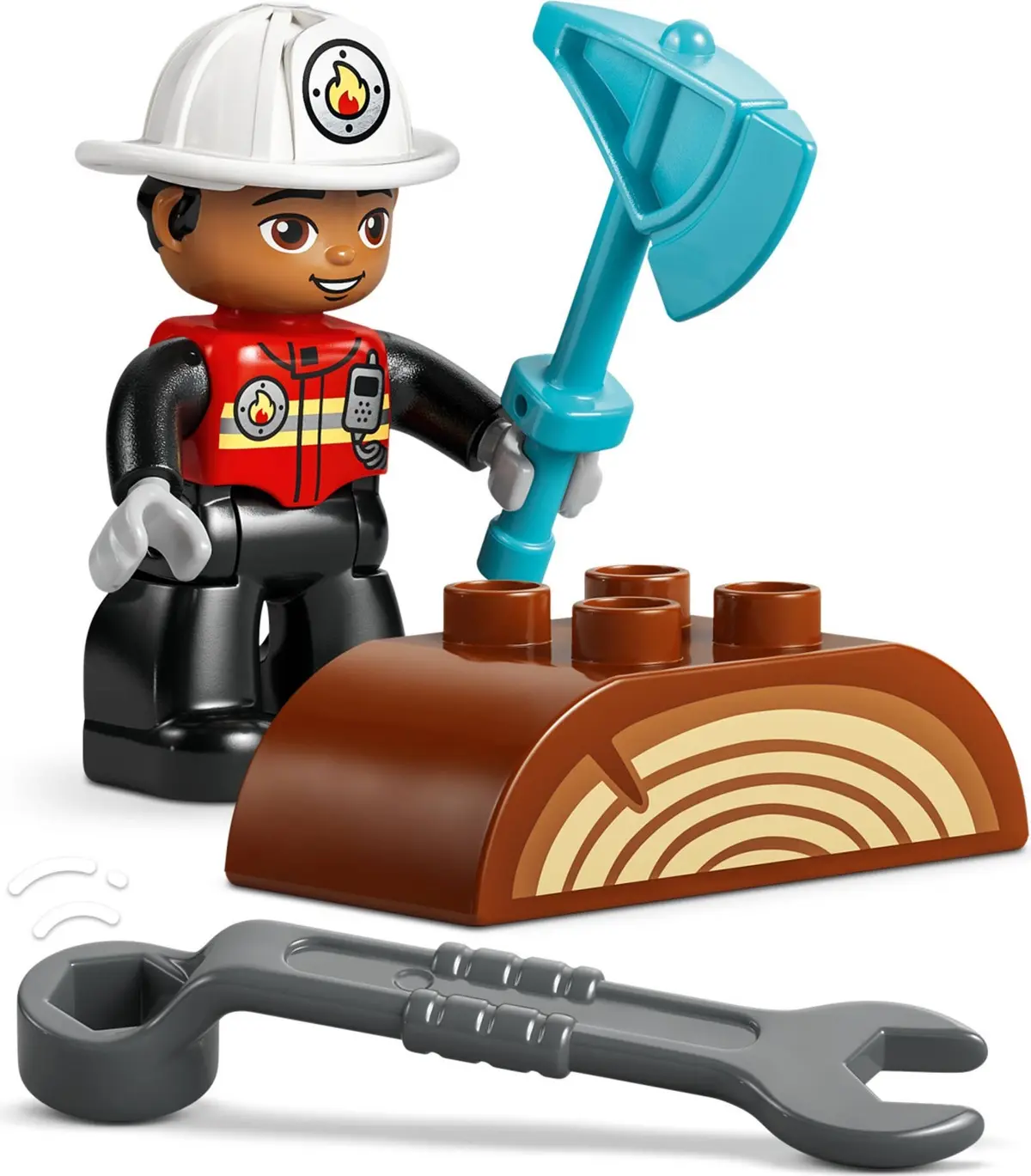 LEGO DUPLO 10473 Fire Truck with Hose and Firefighter set, image 10