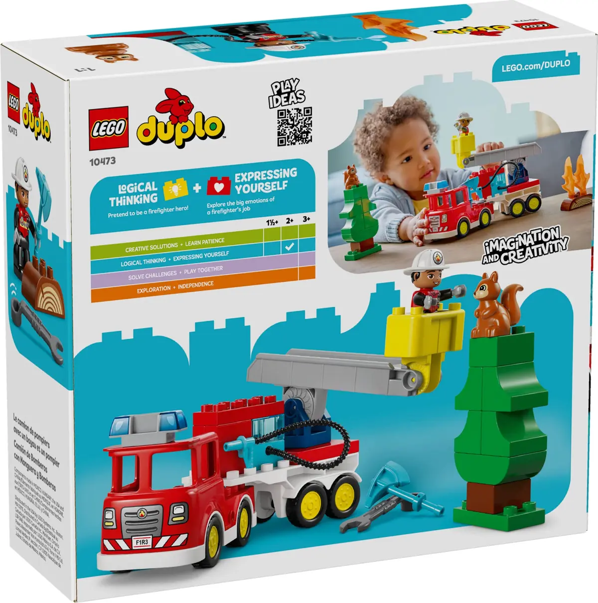 LEGO DUPLO 10473 Fire Truck with Hose and Firefighter set, image 2