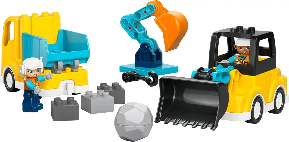 LEGO DUPLO 10475 3 in 1 Construction Vehicles set