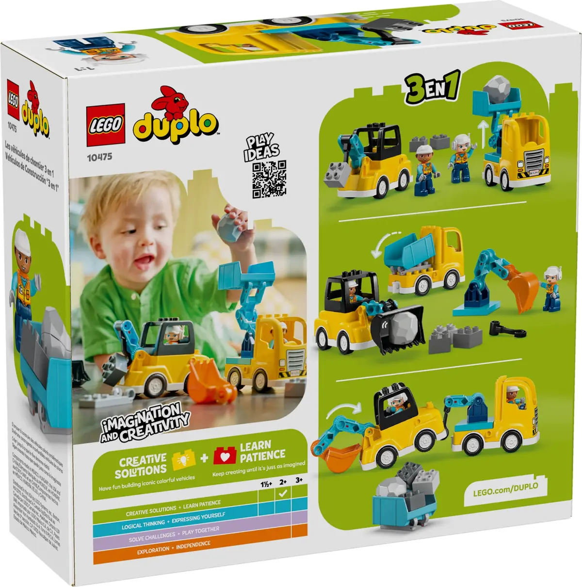 LEGO DUPLO 10475 3 in 1 Construction Vehicles set, image 2