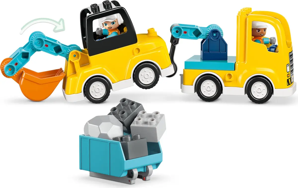 LEGO DUPLO 10475 3 in 1 Construction Vehicles set, image 13