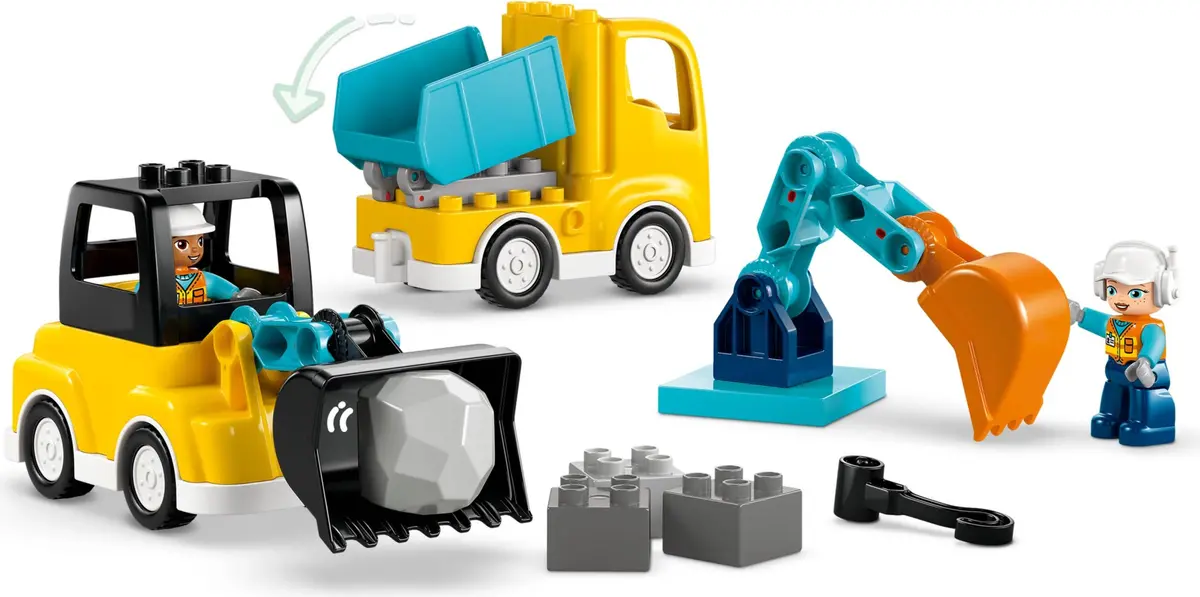 LEGO DUPLO 10475 3 in 1 Construction Vehicles set, image 12