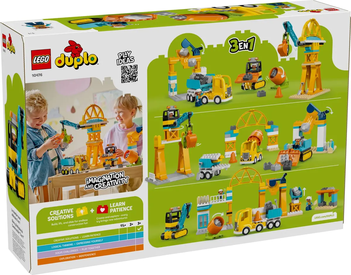 LEGO DUPLO 10476 3 in 1 Construction Site and Vehicles set, image 2