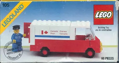 LEGO Town 105 Mail Van set