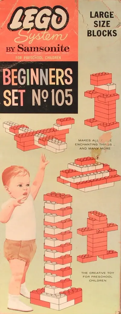 LEGO Samsonite 105 Pre-School Beginners Set set