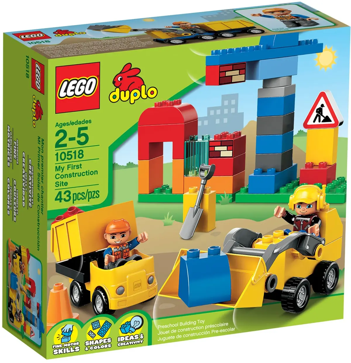 LEGO DUPLO 10518 My First Construction Site set, image 2