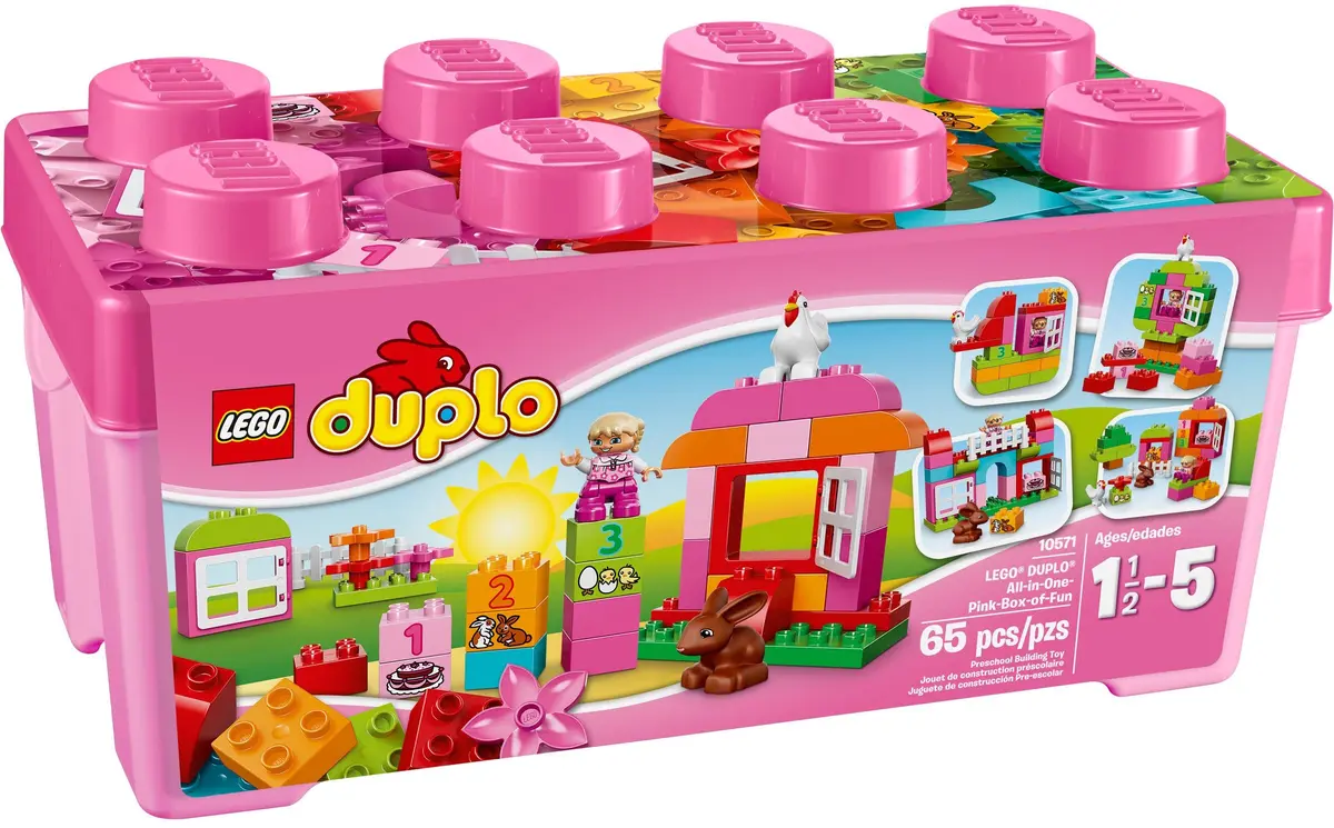 LEGO DUPLO 10571 All-in-One-Pink-Box-of-Fun set, image 2