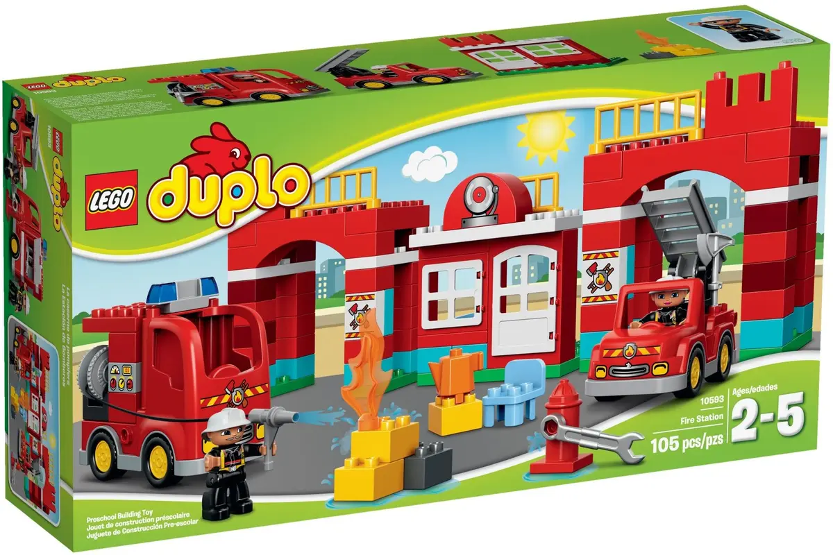 LEGO DUPLO 10593 Fire Station set, image 2