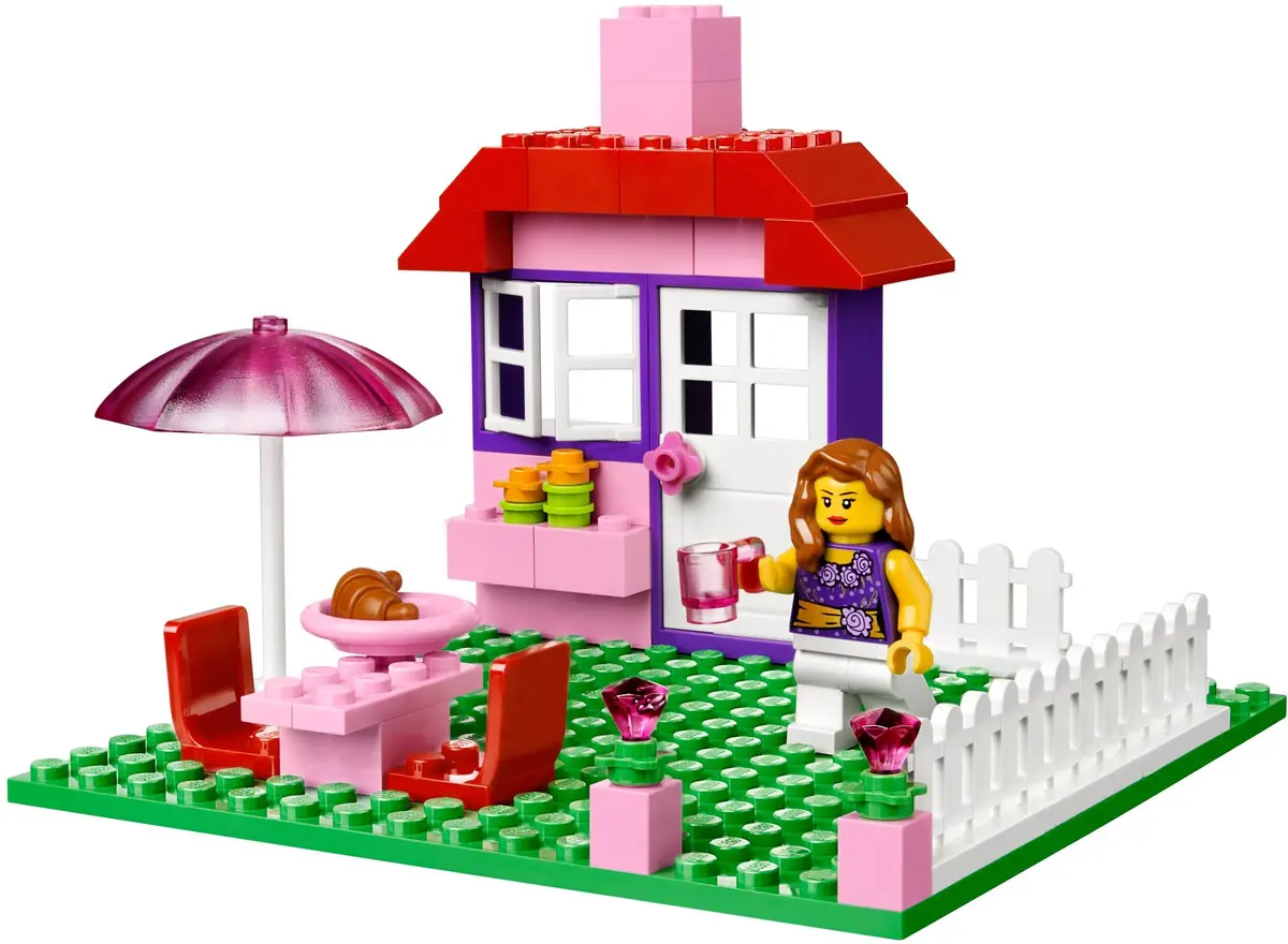 LEGO Bricks and More 10660 LEGO Pink Suitcase set, image 3