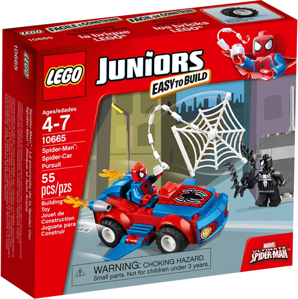 LEGO Juniors 10665 Spider-Man: Spider-Car Pursuit set, image 2