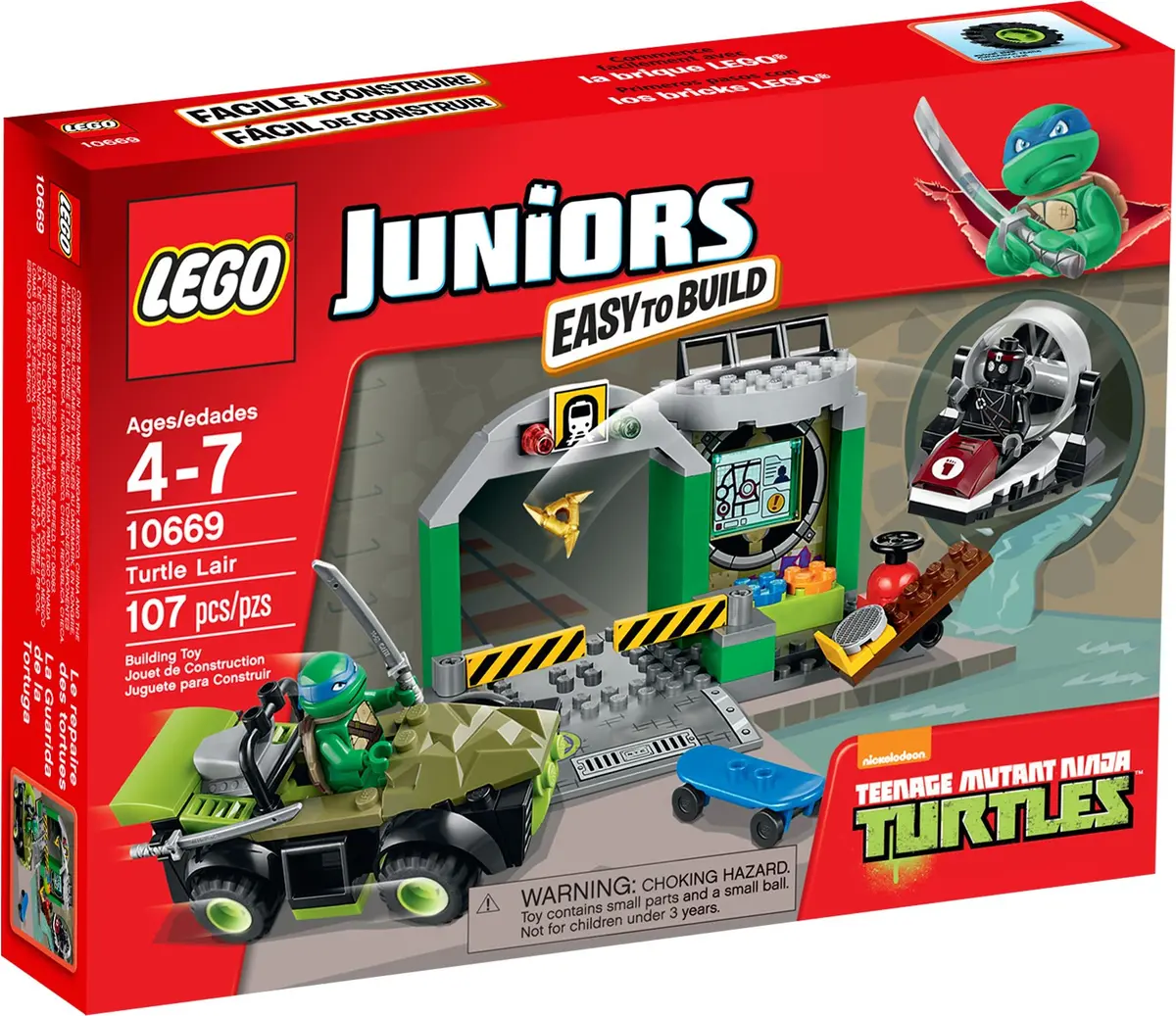LEGO Juniors 10669 Turtle Lair set, image 2