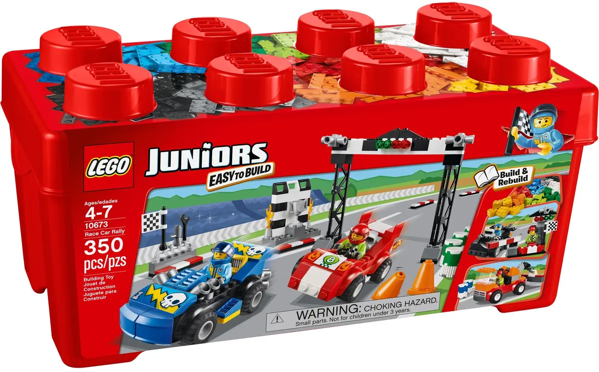LEGO Juniors 10673 Race Car Rally set, image 2