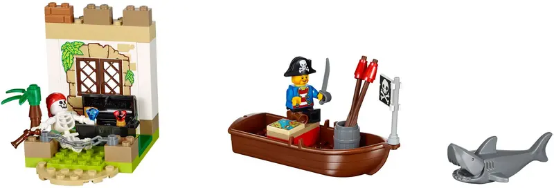 LEGO Juniors 10679 Pirate Treasure Hunt set