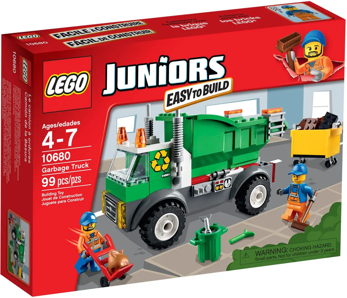 LEGO Juniors 10680 Garbage Truck set, image 2