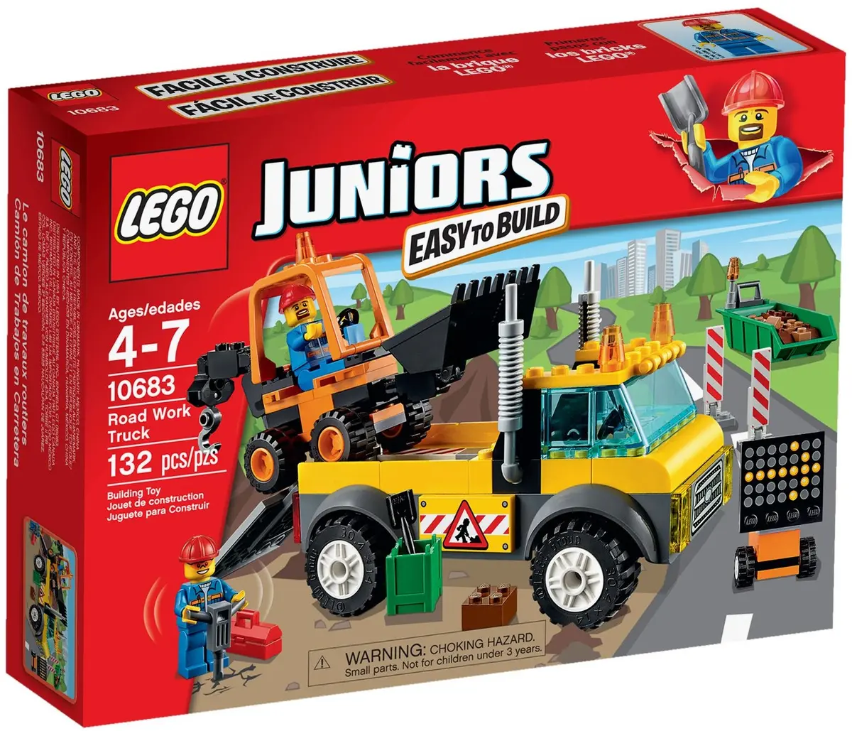 LEGO Juniors 10683 Road Work Truck set, image 2