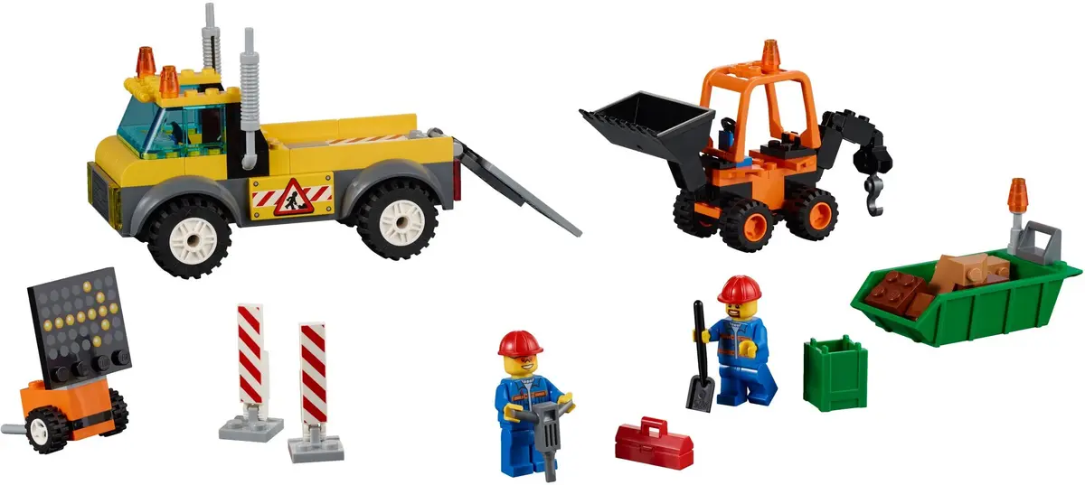 LEGO Juniors 10683 Road Work Truck set