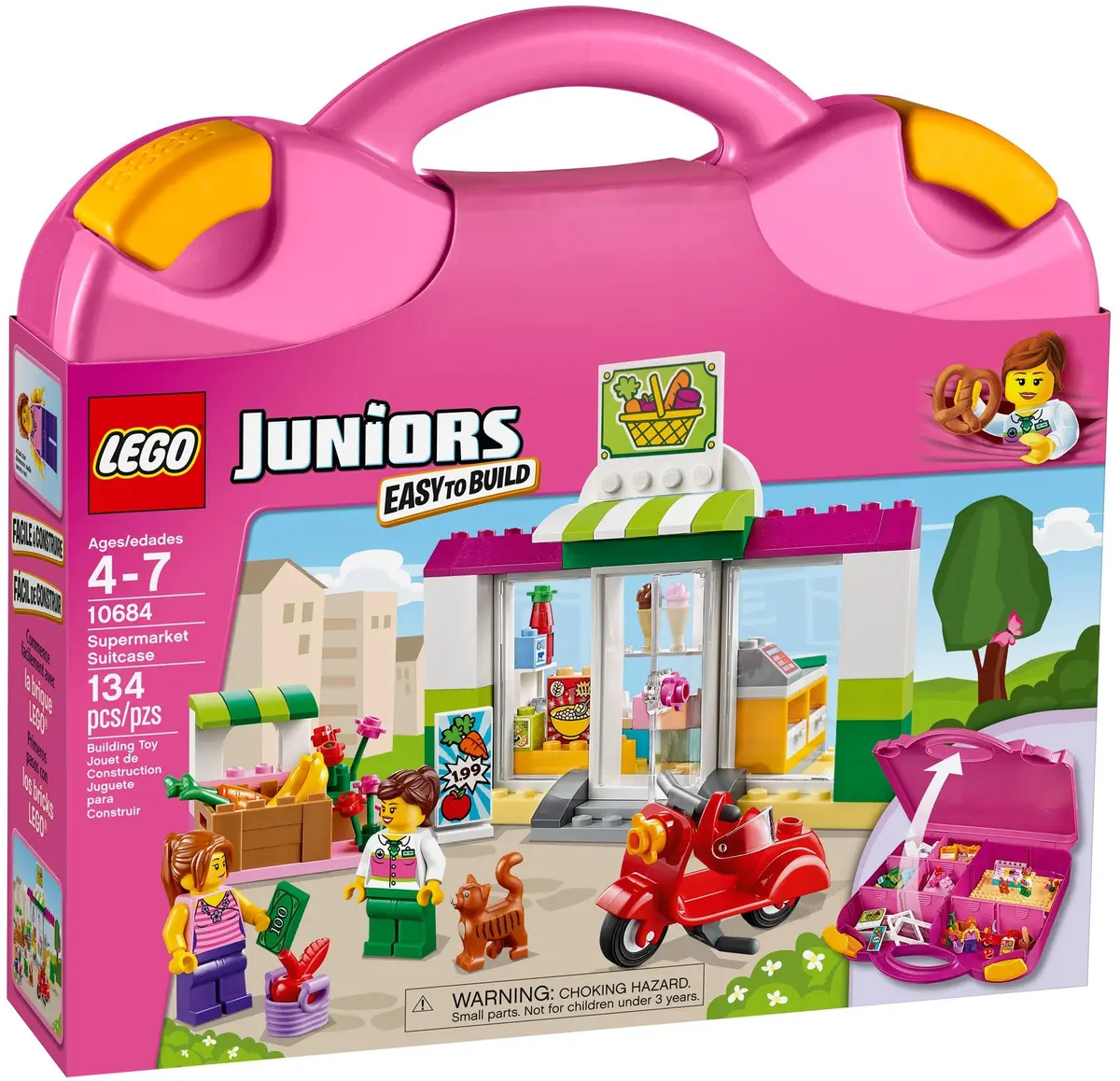 LEGO Juniors 10684 Supermarket Suitcase set, image 2