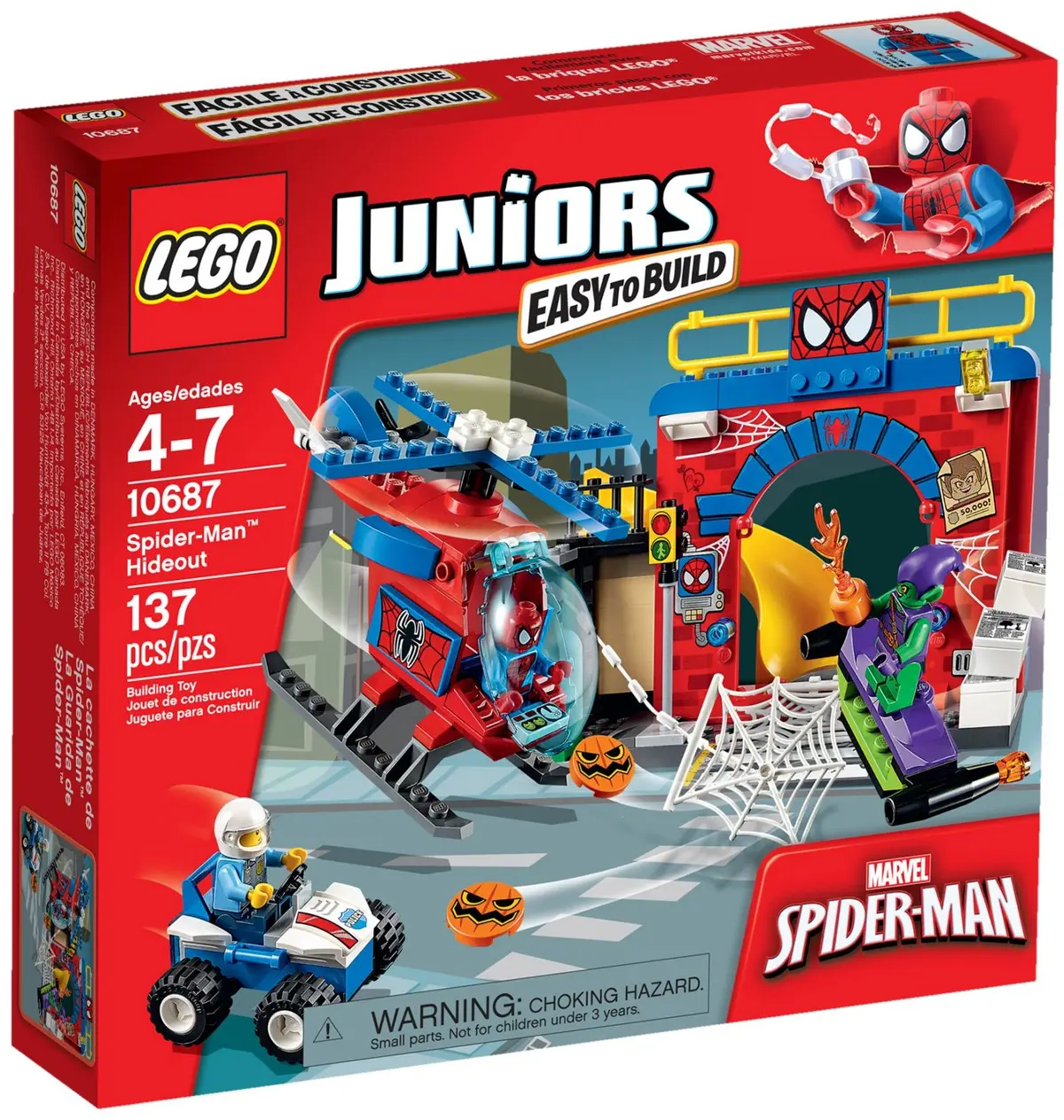 LEGO Juniors 10687 Spider-Man Hideout set, image 2