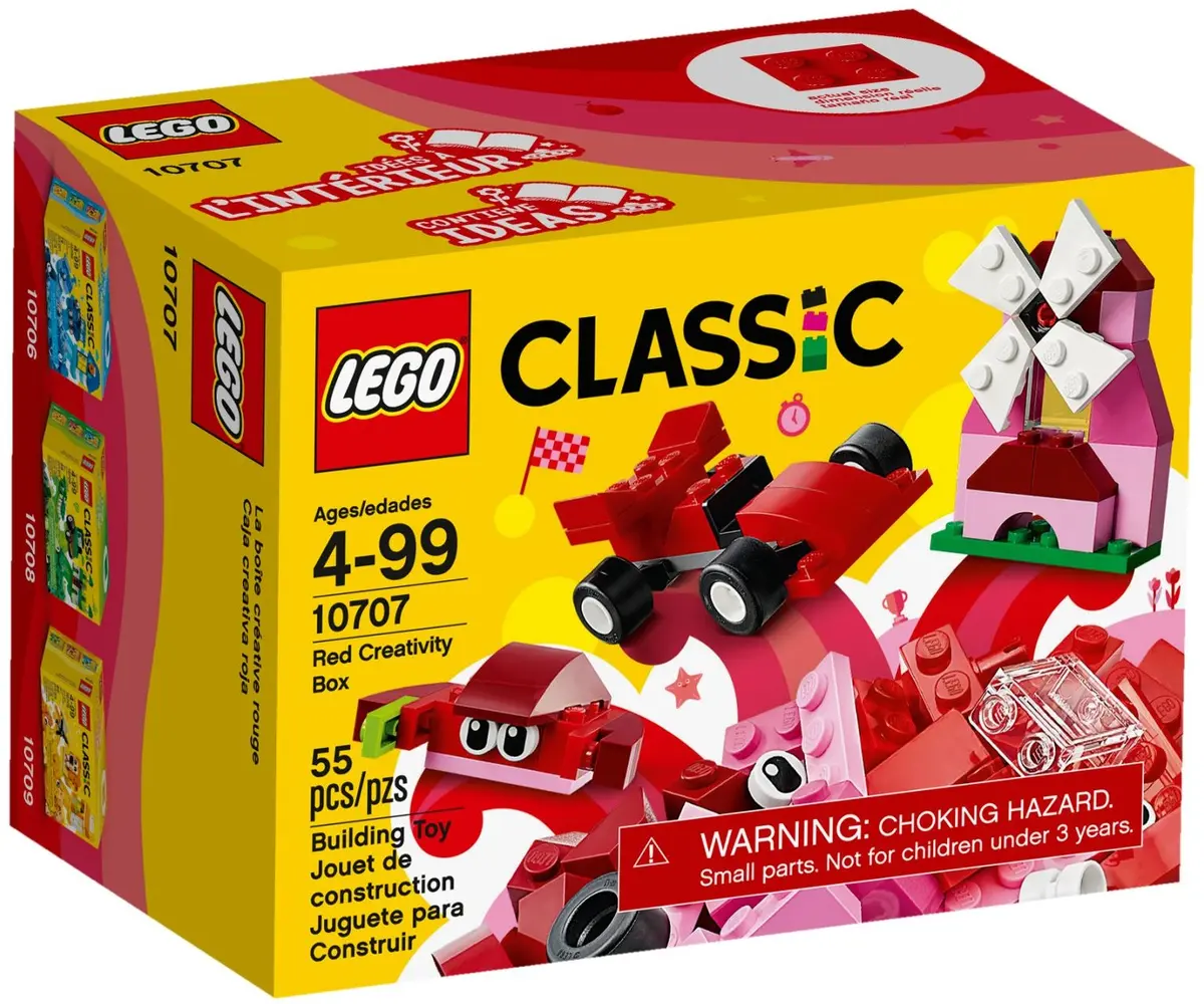 LEGO Classic 10707 Red Creative Box set, image 2