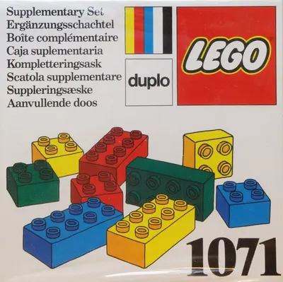 LEGO Dacta 1071 Bricks 2 x 2 and 2 x 4 set