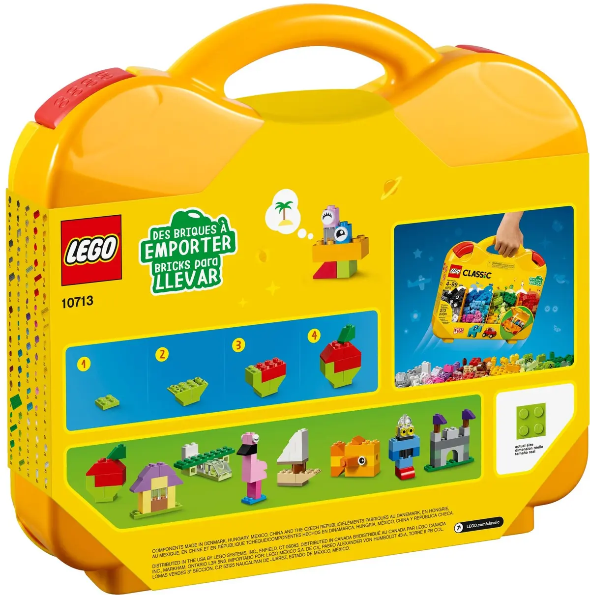 LEGO Classic 10713 Creative Suitcase set, image 7