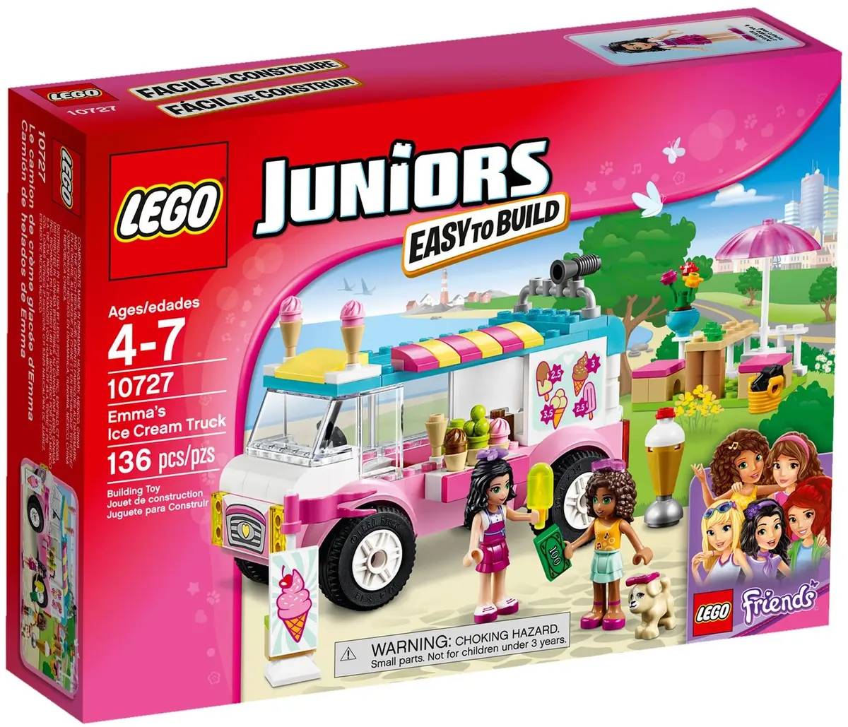 LEGO Juniors 10727 Emma's Ice Cream Truck set, image 2