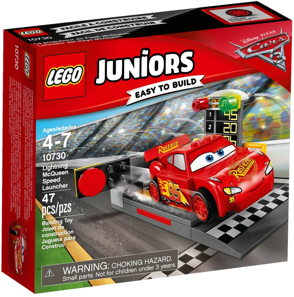 LEGO Juniors 10730 Lightning McQueen Speed Launcher set, image 2