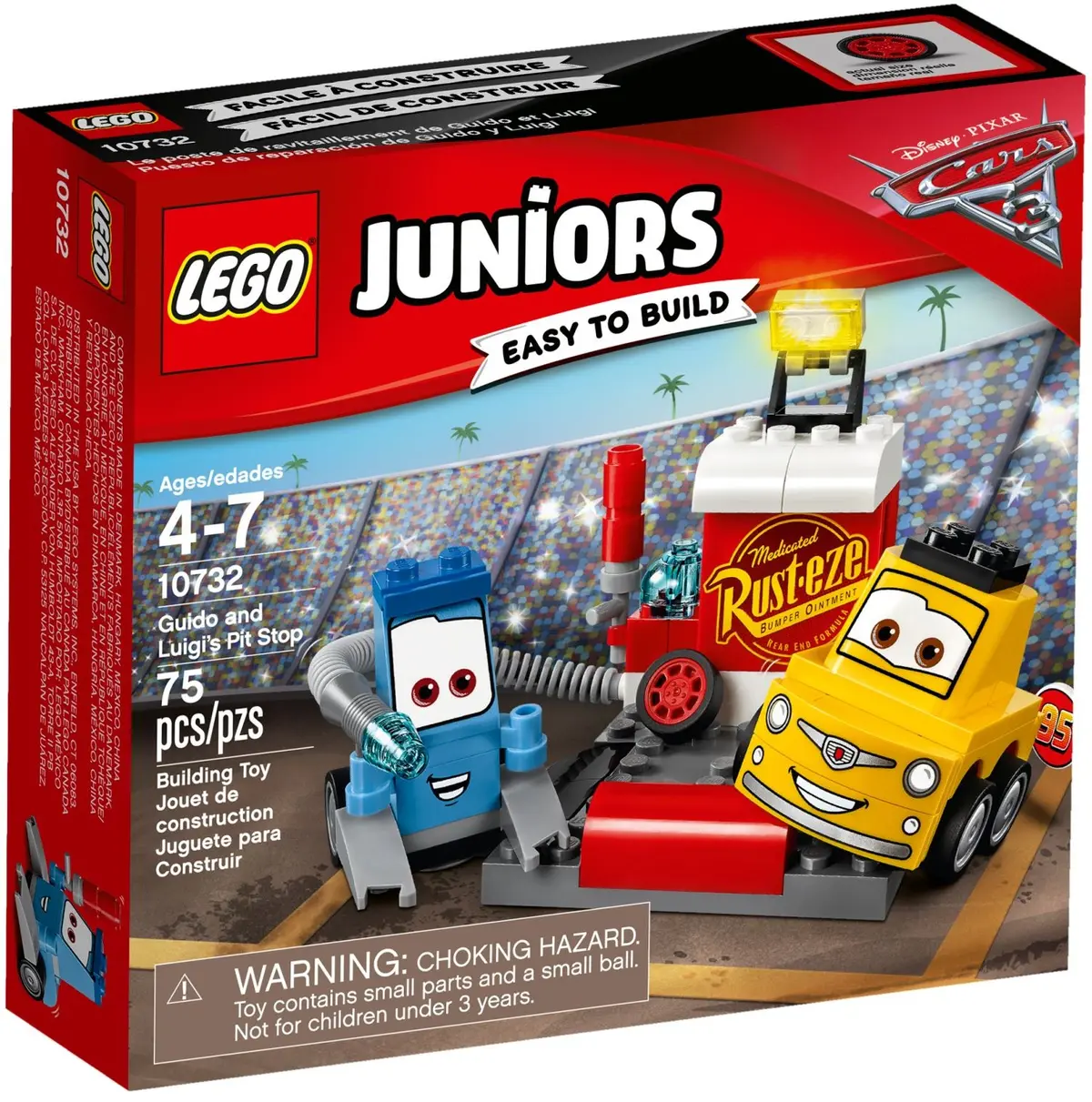 LEGO Juniors 10732 Guido and Luigi's Pit Stop set, image 2