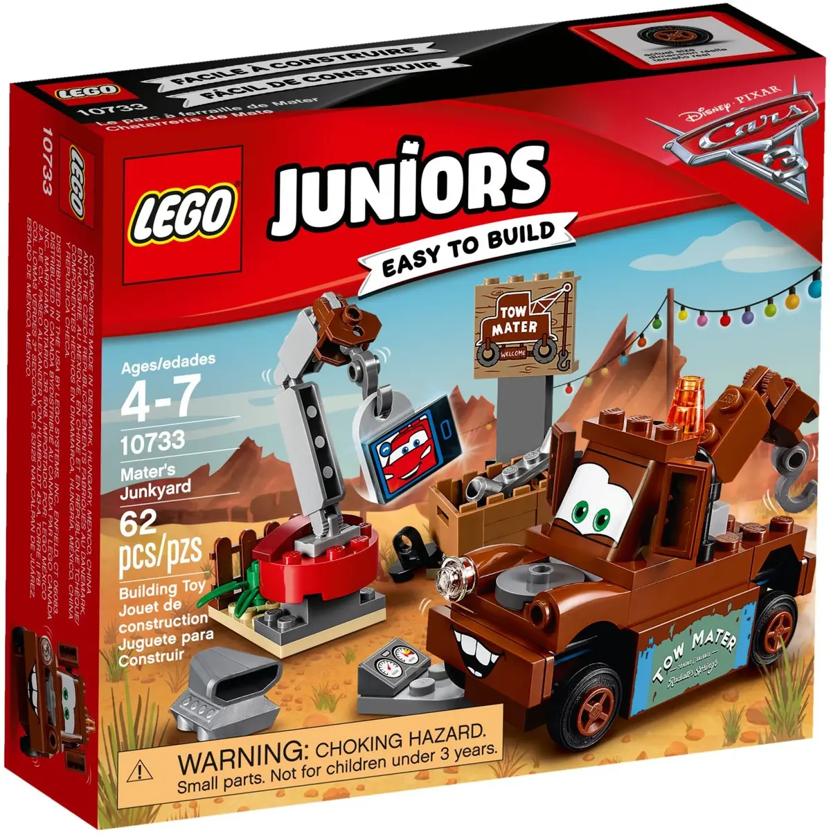 LEGO Juniors 10733 Mater's Junkyard set, image 2