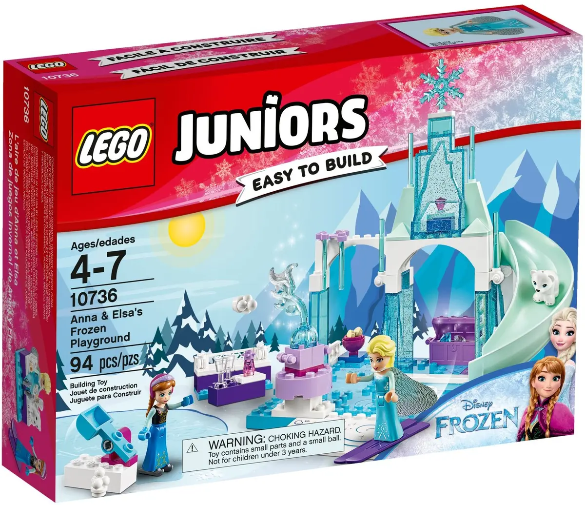 LEGO Juniors 10736 Anna and Elsa's Frozen Playground set, image 2