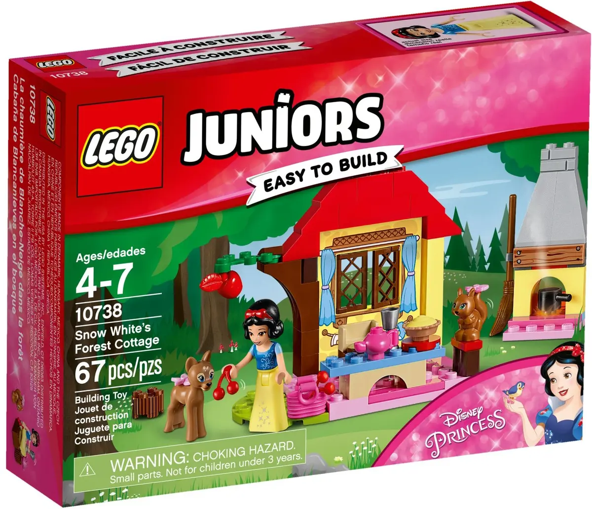 LEGO Juniors 10738 Snow White's Forest Cottage set, image 2